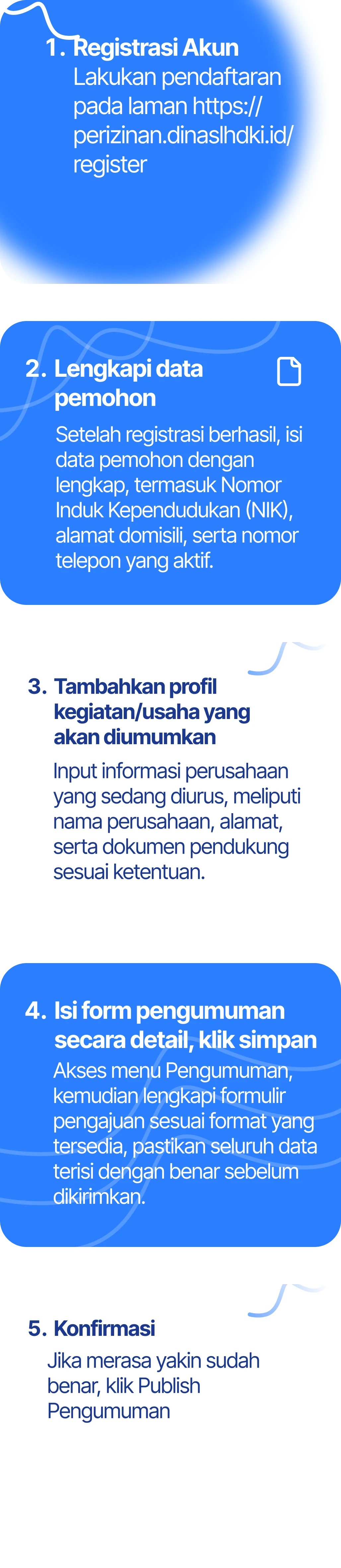 Langkah-Langkah Mengajukan Pengumuman